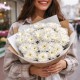Монобукет из 7 кустовых хризантем