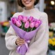 Букет 11 розовых тюльпанов