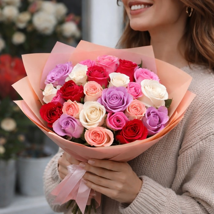 Букет 25 роз Кения