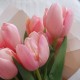 Букет 7 розовых тюльпанов